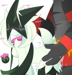 anthro black_body black_fur blush bodily_fluids breasts claws cum cum_in_ass cum_inside doggystyle duo eyes_closed featureless_breasts female female_focus female_penetrated from_behind_position fur genital_fluids green_body green_fur male male/female male_penetrating male_penetrating_female nude penetration red_body red_fur sex simple_background smile tail text white_background nakachidragon nintendo pokemon domestic_cat felid feline felis generation_7_pokemon generation_9_pokemon incineroar mammal meowscarada pokemon_(species) 2025 digital_media_(artwork) hi_res