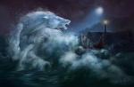 detailed_background hooves lighthouse moon night open_mouth outside sky solo teeth water wolnir celtic_mythology european_mythology mythology equid equine horse kelpie mammal mythological_creature mythological_equine spirit