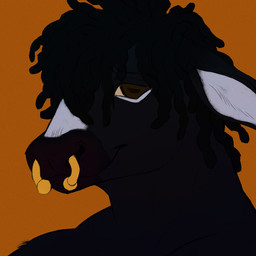 anthro muckandmire solo bovid bovine cattle mammal bust_portrait hi_res icon portrait