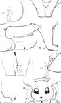 3:5 absurd_res ambiguous_gender animal_genitalia animal_penis balls bodily_fluids canid canine canine_genitalia canine_penis comic digital_drawing_(artwork) digital_media_(artwork) duo eevee english_text erection feral fur generation_1_pokemon genitals greyscale hi_res human humanoid intersex intersex/male interspecies knot larger_male looking_down lucky_(artist) macro male male/male mammal micro monochrome nintendo nude open_mouth paws penis pokemon pokemon_(species) poking running shrinking simple_background sitting size_difference size_play size_transformation smile sound_effects sweat text transformation transformation_sequence white_background