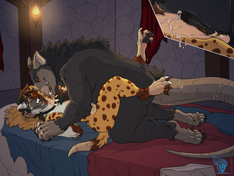 ahegao ambiguous_gender anal anal_penetration animal_genitalia animal_penis anthro balls bed bite blush bodily_fluids body_hair breast_growth breasts buckteeth canine_genitalia canine_penis chest_hair chest_tuft claws close-up close_up_panel cobblestone cum cum_drip cum_while_penetrated curling_toes dripping dungeon duo ejaculation erection fangs feet from_front_position fur furniture gender_transformation genital_fluids genitals growth gynomorph hair hand_holding horn intersex intersex/male jewelry knot knotted_penis licking looking_pleasured lying male male/male male_penetrated male_penetrating male_penetrating_male mid_transformation missionary_position mtf_transformation muscular muscular_male neck_bite neck_lick neckl necklace nipples nude on_back open_mouth orgasm overweight overweight_anthro overweight_male penetration penis rat_tail scar sex skafyn_(fynikz) smile species_transformation tail teeth tongue tongue_out transformation transformation_sequence transformation_through_sex tuft conditional_dnp electroporn warhammer_(franchise) fynikz skaroth_(malroth) gnoll hyena mammal murid murine rat rodent skaven spotted_hyena 4:3 digital_media_(artwork) hi_res