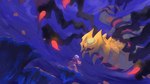 ambiguous_gender anthro biped black_sclera duo eye_contact female feral fight looking_at_another macro quadruped red_eyes searyuu nintendo pokemon dawn_(pokemon) generation_4_pokemon giratina human legendary_pokemon mammal origin_forme_giratina pokemon_(species) 16:9 detailed hi_res widescreen