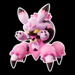 6_limbs antennae_(anatomy) arthropod_abdomen attack_pose claw_fingers featureless_feet feet female feral front_view fur glowing_pupils mouthless noseless pink_body pink_fur pupils quadruped ruff simple_background slit_pupils small_waist solo spinnerets transparent_background wasp_waist mrlarions palworld pocketpair arachnid arachnid_taur arthropod arthropod_taur pal_(species) spider spider_taur tarantriss taur 1:1 3d_(artwork) alpha_channel digital_media_(artwork) hi_res