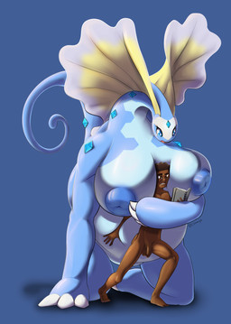 anthro areola balls belly big_belly big_breasts blue_body blue_eyes blue_scales book breasts claws duo female flaccid genitals hair hug huge_breasts interspecies inverted_nipples male male/female nipples nude open_mouth overweight penis reading reading_book scales simple_background size_difference tail teeth thick_thighs tongue vulva smeargle20 nintendo pokemon aurorus dinosaur fossil_pokemon generation_6_pokemon human mammal pokemon_(species) prehistoric_species reptile scalie absurd_res digital_drawing_(artwork) digital_media_(artwork) hi_res