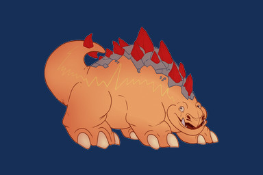 2_noses all_fours ambiguous_gender bald claws feral orange_body realistic smile solo spikes spikes_(anatomy) tail toe_claws underbite gyllbaine big_blue_bubble dawn_of_fire my_singing_monsters scalie stogg 3:2 alpha_channel hi_res