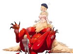 anus areola big_breasts blonde_hair blush breasts claws female fur genitals hair human_torso larger_female larger_humanoid male nipples nude pussy size_difference small_upper_body smaller_human smaller_male smile spread_legs spreading tail tail_anus my700 delicious_in_dungeon mythology falin_touden dragon human humanoid humanoid_taur hybrid mammal mythological_creature mythological_scalie scalie taur absurd_res hi_res