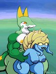 anthro anthrofied arm_pull big_breasts breasts duo fangs female from_behind_position interspecies male male/female muscular muscular_male nipples nude penetration pokemorph prison_guard_position sex short_stack simple_background teeth thick_thighs wide_hips wi_tolo nintendo pokemon cephalopod fossil_pokemon generation_1_pokemon generation_5_pokemon marine mollusk omastar pokemon_(species) scalie serperior digital_media_(artwork) pixel_(artwork) signature