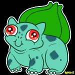 ambiguous_gender derp_eyes feral happy plant quadruped red_eyes smile solo what nightlinez nintendo pokemon bulbasaur elemental_creature flora_fauna generation_1_pokemon pokemon_(species) scalie 1:1 2016 alpha_channel