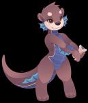 ambiguous_gender anthro feet fin fur membrane_(anatomy) scales simple_background solo tail toes transparent_background webbed_feet b-ern mythology antediluvia dragon hybrid mammal mustelid mythological_creature mythological_scalie otter scalie alpha_channel hi_res