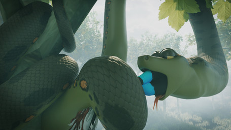 ambiguous_gender anthro coiling coiling_around_body dominant duo feral male size_difference swallowing vore thelastslice snek3d_(modeller) anaconda_(snek3d) slice_(thelastslice) anaconda boa_(snake) boinae reptile scalie sergal snake 16:9 3d_(artwork) blender_(artwork) digital_media_(artwork) hi_res widescreen