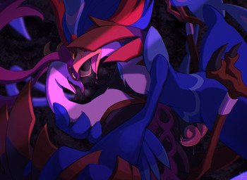 anthro anthro_on_anthro anthro_penetrated anthro_penetrating anthro_penetrating_anthro beak blue_body bodily_fluids cloacal cloacal_penetration duo erection female female_penetrated fingers genitals grey_body looking_at_viewer male male/female male_penetrating male_penetrating_female nude nude_anthro nude_male open_beak open_mouth penetration penile penile_penetration penis penis_in_cloaca purple_eyes sex tongue white_body tenebscuro nintendo pokemon fezandipiti generation_9_pokemon legendary_pokemon pokemon_(species) quaquaval 2025 digital_media_(artwork) hi_res
