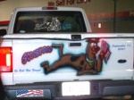 american_flag feral flag light_truck male pickup_truck real solo tail truck_(vehicle) united_states_of_america vehicle what unknown_artist 9/11 ford hanna-barbera scooby-doo_(series) walmart scooby-doo canid canine canis domestic_dog great_dane mammal mastiff molosser 4:3 grandfathered_content