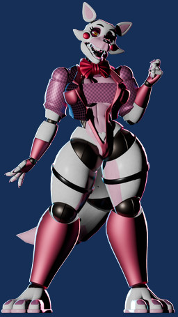 3_toes 4_fingers abs anthro armwear barefoot big_breasts bow_tie breasts checkered checkered_clothing checkered_jacket checkered_shirt checkered_topwear clothed clothing colored_nails crop_top cropped_jacket elbow_gloves eyelashes fangs feet female fingerless_gloves fingers glistening glistening_body gloves handwear heart_pupils heart_symbol jacket legwear looking_at_viewer machine nails open_clothing open_jacket open_mouth open_topwear pattern_clothing pattern_shirt pattern_topwear pink_armwear pink_body pink_clothing pink_elbow_gloves pink_fingerless_gloves pink_gloves pink_handwear pink_legwear pink_one-piece_swimsuit pubes purple_clothing purple_eyelids purple_nails purple_shirt purple_toenails purple_topwear red_bow_tie sharp_teeth shirt simple_background solo standing tail teeth toenails toes topwear transparent_background white_body white_pubes wide_hips yellow_eyes atumalaca atumalaca_(modeler) five_nights_at_freddy's five_nights_at_freddy's_2 scottgames mangle_(fnaf) animatronic canid canine fox mammal robot robot_anthro 2025 3d_(artwork) alpha_channel digital_media_(artwork) full-length_portrait hi_res portrait