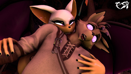 anthro belt big_breasts bite black_fingernails black_highlights black_nails blood bodily_fluids breasts brown_body brown_fur brown_hair clothed clothed_anthro clothed_male clothing colored_nails duo fangs female fingernails fur hair highlights_(coloring) huge_breasts hypnosis male male/female mind_control multicolored_hair nails neck_bite nipples nude nude_anthro nude_female pink_eyes teeth two_tone_hair white_hair wings psikokinetic warfaremachine_(modeler) sega sonic_the_hedgehog_(series) psiko_(psikokinetic) rouge_the_bat warfare_rouge bat canid canine canis jackal mammal vampire 16:9 2024 3d_(artwork) 4k absurd_res digital_media_(artwork) hi_res source_filmmaker_(artwork) story story_in_description widescreen