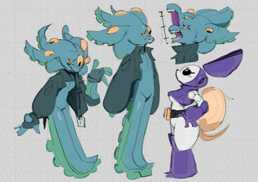 andromorph anthro duo female intersex larger_male machine male size_difference smaller_female jdoe_p gichy_(willingcreature) alien animal_humanoid aquatic aquatic_humanoid cephalopod cephalopod_humanoid coleoid humanoid mollusk mollusk_humanoid octopodiform octopus octopus_humanoid robot robot_humanoid hi_res model_sheet