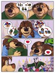 3:4 animal_crossing anthro black_clothing black_nose black_shirt black_topwear blue_clothing blue_hat blue_headwear blue_topwear bodi_(rock_dog) bodily_fluids bottomwear bovid bowing brown_body brown_fur brown_nose canid canine canis caprine clothing comic crying dialogue domestic_dog eclipticafusion embrace eyebrows eyes_closed fool's_hat fur green_clothing green_hat green_headwear group hat headgear headwear heart_symbol hi_res hug hunting_dog jack_russell_terrier k.k._slider khampa_(rock_dog) livestock_guardian_dog looking_at_another looking_at_viewer looking_down male mammal molosser mountain_dog nintendo orange_bottomwear orange_clothing orange_shorts outside page_number pastoral_dog raised_eyebrow red_clothing red_hat red_headwear rock_dog sheep shirt shorts snow speech_bubble sweater tears terrier tibetan_mountain_dog topwear turtleneck white_body white_fur