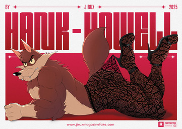 anthro ass_up big_butt bottomwear brown_body brown_fur butt clothed clothing designer_clothes footwear fur hair high_heels lingerie looking_at_viewer male muscular muscular_anthro muscular_male nude shoes simple_background solo tail teeth text jirux piti_yindee hooked_on_heel_(trend) hank_howell_(piti_yindee) canid canine canis hybrid mammal scalie wolf 2025 absurd_res cover digital_media_(artwork) hi_res magazine_cover url