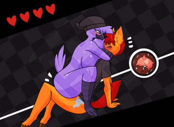 anthro anthro_on_anthro anthro_penetrated anthro_penetrating anthro_penetrating_anthro beak beanie beanie_only big_breasts biped black_beanie black_clothing black_hat black_headwear blush breast_play breast_suck breastfeeding breastfeeding_during_sex breasts checkered checkered_background clothed clothing curvy_figure cutie_mark duo embracing_during_sex feathers female female_anthro female_penetrated freckled_face freckles from_front_position gameplay_mechanics green_eyes hair hat hat_only headgear headgear_only headwear headwear_only heart_symbol hug hugging_another impregnation internal interspecies interspecies_impregnation male male/female male_anthro male_penetrating male_penetrating_female monotone_body mostly_nude mostly_nude_anthro mostly_nude_female nipple_fetish nipple_play nipple_suck non-mammal_breasts obscured_penetration partially_clothed pattern_background penetration purple_body purple_feathers purple_hair scuted_arms scuted_feet scuted_legs scutes sex shirt side_view simple_background sucking tail tail_feathers thick_thighs topwear vaginal voluptuous voluptuous_anthro voluptuous_female diamond_grenadier beat_banger bunfan_games hasbro my_little_pony crash_ponycoot zoe_monroe avian bird equid equine horse mammal pony 2023 colored digital_drawing_(artwork) digital_media_(artwork) distracting_watermark hi_res wallpaper watermark