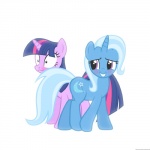 blue_body blue_fur blush cutie_mark duo embarrassed female female/female feral flirting fur hair horn multicolored_hair purple_body purple_eyes purple_fur purple_hair quadruped scrunchie_face simple_background smile tail text two_tone_hair white_background navitaserussirus friendship_is_magic hasbro my_little_pony mythology tumblr trixie_(mlp) twilight_sparkle_(mlp) equid equine horse mammal mythological_creature mythological_equine pony unicorn 1:1 absurd_res hi_res url