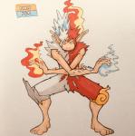 2018 5_toes alternate_color alternate_species ambiguous_gender anthro arm_tuft athletic athletic_ambiguous athletic_anthro biped black_eyes crossed_arms crossover crotch_tuft elemental_creature elemental_manipulation english_text fakemon feet fighting_pose fire fire_creature fire_manipulation firefightdex flaming_hair front_view full-length_portrait fur furrification generation_4_pokemon genetic_chimerism hi_res humanoid_feet humanoid_hands hybrid ice ice_creature ice_manipulation infernape looking_at_viewer magic_user mammal marco_fanjul marker_(artwork) mineral_fauna mixed_media multicolored_body multicolored_fur my_hero_academia nintendo nude pen_(artwork) plantigrade pokemon pokemon_(species) portrait pose primate pseudo_hair red_body red_fur shadow shoulder_tuft simple_background smile smirk smug solo split_color split_color_hair spread_legs spreading standing tan_body tan_skin text todoroki_shouto toes toony traditional_media_(artwork) tuft two_tone_body two_tone_fur white_background white_body white_fur wide_stance