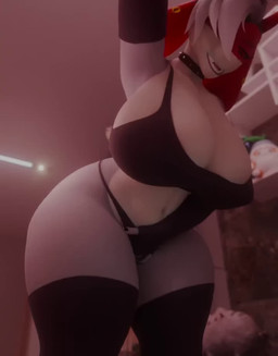 anthro big_breasts breasts clothed clothing female inside masturbation masturbation_through_clothing metal_pipe_sound orgasm orgasm_face solo tail tail_motion tailwag teeth tongue tongue_out white_body inko_blue ashen_(paindemonoidsex) bovid caprine goat mammal 3d_(artwork) 3d_animation animated blender_(artwork) blender_cycles_(artwork) digital_media_(artwork) short_playtime sound video