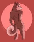 anal anthro athletic balls butt eyelashes fluffy fur genitals holidays looking_at_viewer male muscular muscular_anthro muscular_male nude pose red_body red_fur simple_background smile solo standing kotalis canid canine canis domestic_dog mammal shiba_inu spitz 2018 4:5 digital_drawing_(artwork) digital_media_(artwork) hi_res