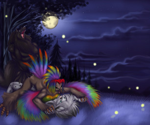 2013 all_fours anthro avian bird bisexual black_fur canine dalmatian dog doggystyle feathers female from_behind fur group group_sex hair kararesch lesbian lordstevie lying male mammal missionary_position moon multi-colored_hair night nude on_back outside rainbow_hair sex spots straight threesome white_fur white_hair wolf
Rating: Explicit
Score: 5
User: Robinebra
Date: March 16, 2013