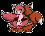:3 alpha_channel anal anus balls blue_eyes brown_body brown_fur brown_tail butt canid canine chibi countershading digital_media_(artwork) dipstick_tail duo eurasian_red_squirrel eye_patch_(marking) eyes_closed facial_markings feral fox fur genitals hands_on_legs hands_on_thighs head_markings heartykyng helivy inner_ear_fluff interspecies kate_hanami knot leaning_on_another male male/male mammal markings multicolored_body multicolored_fur multicolored_tail nude on_bottom on_top patch_(marking) penetration penis predator_penetrating predator_penetrating_prey prey_dom_predator_sub prey_penetrated red_body red_fur red_penis reverse_cowgirl_position reverse_stand_and_carry_position rodent sciurid semi-anthro sex stand_and_carry_position standing standing_sex tail tail_markings tree_squirrel tuft