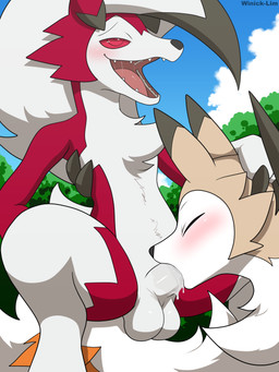 ambiguous_feral ambiguous_gender ambiguous_penetrated anal anthro anthro_on_feral anthro_penetrating anthro_penetrating_feral balls bestiality biped black_ear_tips black_eyebrows black_nose blush bodily_fluids brown_body brown_fur chest_tuft claws cloud crouching cum cum_in_mouth cum_inside day dipstick_ears ear_markings erection eyebrows eyes_closed facesitting fangs fellatio feral feral_penetrated finger_claws fingers floppy_ears fur genital_fluids genitals glistening glistening_balls glistening_eyes glistening_genitalia glistening_penis group group_sex humanoid_genitalia humanoid_penis leaking_cum looking_pleasured male male/ambiguous male_anthro male_on_feral male_penetrating male_penetrating_ambiguous male_penetrating_feral multicolored_body multicolored_ears multicolored_fur nude nude_anthro nude_male open_mouth oral orange_body orange_fur outside penetration penile penis quadruped red_body red_eyes red_fur red_sclera rimming saliva saliva_string sex sitting sitting_on_another sky tail teeth text threesome tongue trio tuft two_tone_body two_tone_fur white_balls white_body white_fur white_penis white_tail winick-lim nintendo pokemon canid canine dusk_lycanroc generation_7_pokemon lycanroc mammal midday_lycanroc midnight_lycanroc pokemon_(species) 2021 3:4 absurd_res artist_name digital_media_(artwork) hi_res