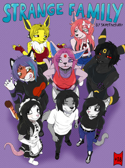 anthro black_nose blonde_hair female fur grey_body grey_fur group hair male orange_body orange_fur pink_body pink_fur pink_hair purple_body purple_fur purple_hair white_body white_fur yellow_body yellow_fur allartskye nintendo pokemon darksy_(allartskye) estelle_(allartskye) evelyne_(allartskye) jolyne_(allartskye) kia_(allartskye) skye_(allartskye) sylvie_(allartskye) tyara_(allartskye) american_opossum canid canine canis domestic_cat eeveelution espeon felid feline felis generation_1_pokemon generation_2_pokemon generation_6_pokemon jolteon mammal marsupial pantherine pokemon_(species) sylveon tiger umbreon wolf hi_res