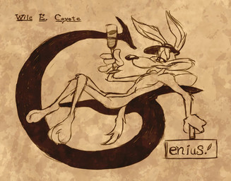 3_toes 4_fingers anthro arm_tuft athletic athletic_anthro athletic_male belly biped black_eyes black_nose calf_tuft casual_nudity chest_tuft claws clothing container crossed_legs cup derby drinking_glass elbow_tuft feet fingers fluffy fluffy_chest glance glass glass_container glass_cup grin grinning_at_viewer half-closed_eyes hat hat_only headgear headgear_only headwear headwear_only holding_container holding_cup holding_drinking_glass holding_object holding_sign holding_wine_glass humanoid_hands humanoid_heel knee_tuft leg_tuft letter looking_at_viewer lounging lying male mostly_nude narrowed_eyes nude on_back paws pecs pillow plantigrade pose raised_finger reclining ribs shoulder_tuft sign sketchy skinny smile smiling_at_viewer solo supported_legs text toe_claws toe_tuft toes tuft wine_glass stevethedragon looney_tunes warner_brothers wile_e._coyote canid canine canis coyote mammal 2010 character_name digital_drawing_(artwork) digital_media_(artwork) english_text krita_(artwork) monochrome pinup sepia sketch