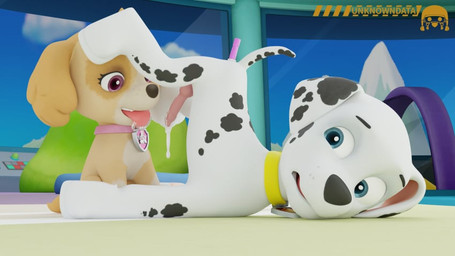bodily_fluids cum duo fellatio female feral genital_fluids lying male male/female oral penile sex tongue tongue_out young young_feral unknowndata paw_patrol marshall_(paw_patrol) skye_(paw_patrol) canid canine canis cockapoo dalmatian domestic_dog mammal mixed_breed 3d_(artwork) digital_media_(artwork)