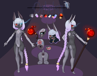anthro anus big_anus butt clitoris eye_patch eye_scar eyewear facial_scar female flat_chested genitals glowing glowing_eyes grey_body heterochromia loli magic_user nipples nude scar solo spread_vulva spreading urethra vulva young young_anthro young_female fiftyfifthfleet ophelia_(fiftyfifthfleet) bat leaf-nosed_bat mammal microbat vampire vampire_bat yangochiropteran absurd_res hi_res