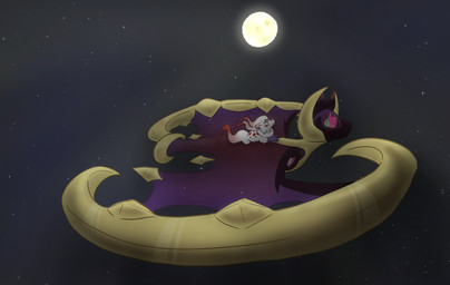 amazed ambiguous_gender duo feral flying light looking_at_another looking_at_object looking_back looking_up moon moonlight night riding_on_back sky smile spots star starry_sky neoncityrain nintendo pokemon muenos_mccall_(neoncityrain) polaris_chandran_(neoncityrain) generation_7_pokemon generation_8_pokemon hisuian_form hisuian_zorua legendary_pokemon lunala pokemon_(species) regional_form_(pokemon) hi_res