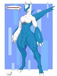 anthro anthrofied balls big_penis blue_background blue_body claws dialogue flaccid front_view genitals humanoid_genitalia humanoid_penis male muscular muscular_anthro muscular_male muscular_thighs nude penis pokemorph red_eyes simple_background solo standing text thick_thighs twunk wings emmet_twunks nintendo pokemon generation_3_pokemon latios legendary_pokemon pokemon_(species) scalie absurd_res hi_res