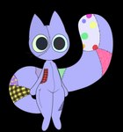 ambiguous_gender big_tail blue_body heterochromia huge_tail mouthless patch_(fabric) plushie seam_(sewing) solo stitch_(sewing) tail thick_thighs unusual_anatomy zipper gooblie_2 animate_inanimate domestic_cat felid feline felis living_plushie mammal absurd_res alpha_channel hi_res