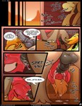 2014 absurd_res anal anal_penetration animal_genitalia animal_penis backsack ball_nuzzling balls being_watched big_macintosh_(mlp) blush bodily_fluids bouncing_balls braeburn_(mlp) braeburned comic cousins_(lore) cum cum_in_mouth cum_inside deep_throat dialogue digital_media_(artwork) drinking drinking_cum earth_pony english_text equid equine equine_genitalia equine_penis erection exclamation_point eyes_closed face_fucking face_mounting fellatio feral friendship_is_magic genital_fluids genitals group group_sex hasbro hi_res horse irrumatio john_bull_(mlp) looking_at_another male male/male male_penetrating mammal medial_ring my_little_pony neck_bulge oral oral_penetration orgasm penetration penile penis pony promontory_(mlp) sex simple_background swallowing text threesome throat_swabbing tongue tongue_out trio url vein