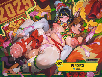 areola balls big_areola big_balls big_breasts big_nipples big_penis bodily_fluids breasts condom crossgender cum duo erection filled_condom foreskin ftg_crossgender fti_crossgender genital_fluids genitals gynomorph gynomorph_human gynomorph_humanoid holidays huge_areola huge_balls huge_breasts huge_nipples huge_penis hyper hyper_areola hyper_balls hyper_breasts hyper_genitalia hyper_nipples hyper_penis intersex intersex_human intersex_humanoid looking_at_viewer nipples penis sexual_barrier_device smile smiling_at_viewer reagan_long christmas marvel marvel_rivals peni_parker squirrel_girl_(marvel) animal_humanoid human humanoid mammal mammal_humanoid rodent rodent_humanoid sciurid sciurid_humanoid tree_squirrel_humanoid 2025