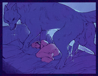 animal_genitalia animal_penis anus backsack balls bestiality biped bodily_fluids canine_genitalia canine_penis claws duo erection feral fur genital_fluids genitals hair human_on_feral imminent_bestiality imminent_sex interspecies knot knotted_penis male male/male male_feral male_human nude_human nude_male paws penis perineum precum quadruped sleeping tail hulder canid canine canis human mammal wolf hi_res