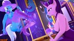 anthro beverage big_breasts big_butt breasts butt clothing dancing duo female footwear genitals high_heels horn money mostly_nude nipples one_eye_closed plantigrade pole pole_dancing pussy shoes smile strip_club stripper stripper_pole tipping wink trailssfm friendship_is_magic hasbro my_little_pony mythology starlight_glimmer_(mlp) trixie_(mlp) equid equine mammal mythological_creature mythological_equine unicorn 16:9 3d_(artwork) 4k absurd_res digital_media_(artwork) hi_res source_filmmaker_(artwork) widescreen