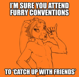 anthro fellatio_gesture gesture humor looking_at_viewer male nipples nude open_mouth orange_background simple_background solo suggestive suggestive_gesture text unknown_artist lagomorph leporid mammal rabbit english_text image_macro impact_(font) meme monochrome reaction_image source_request