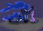 2012 ass_up blue_fur blue_hair body_swap crown cutie_mark dialog duo english_text equine female feral friendship_is_magic fur hair horn horse my_little_pony pony princess_luna_(mlp) purple_eyes purple_fur shdingo sitting tears text twilight_sparkle_(mlp) unicorn winged_unicorn wings
Rating: Questionable
Score: 8
User: KrzykaczNerwus
Date: August 29, 2013