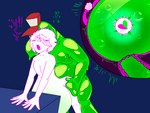 andromorph andromorph/male anthro belly big_belly blush bodily_fluids cervix clothing colored_cum cum cum_inflation cum_inside cutaway doggystyle duo eyes_closed fallopian_tubes femboy from_behind_position genital_fluids green_cum green_goo hat headgear headwear heart_in_uterus impregnation inflation internal internal_vaginal intersex intersex/male looking_pleasured looking_up male nude open_mouth ovaries ovum ovum_with_heart sex sperm_cell unusual_bodily_fluids unusual_cum unusual_genital_fluids uterus supersponger everhood muck_(everhood) pink_(everhood) goo_creature human humanoid mammal hi_res