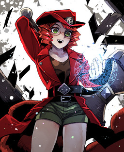 bottomwear clothing coat drill_curls eyewear female fluffy glasses hair hammer hat headgear headwear magic magic_circle shorts solo tail tools topwear takanotds casimira_(orannis0) animal_humanoid humanoid mammal mammal_humanoid rodent rodent_humanoid sciurid sciurid_humanoid tree_squirrel_humanoid hi_res
