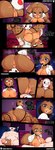 anal anthro anus blue_eyes bodily_fluids breasts brown_body butt butt_grab clitoris close-up cunnilingus dialogue dripping duo ejaculation facesitting female female_orgasm freckled_breasts freckled_butt freckles genital_fluids genitals glistening glistening_breasts glistening_butt gradient_background hand_on_butt heart_pupils heart_symbol male male/female male_rimming_female mask nipples oral orgasm orgasm_face penis penis_grab precum precum_drip profanity pussy pussy_ejaculation rimming sex simple_background sitting sitting_on_another sound_effects speech_bubble text vaginal vaginal_fluids kevwrite five_nights_at_freddy's freddy_fuckbear's_cathouse_(kevwrite) scottgames customer_(freddy_fuckbear's_cathouse) sparky_(fnaf) canid canine canis domestic_dog human mammal 2025 absurd_res comic digital_media_(artwork) english_text hi_res