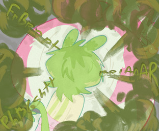 anthro bdsm big_butt bondage bound butt clover_(plant) duo fart fart_cloud fart_fetish farting_on_another farting_on_face female female/female fur green_body green_fur pink_body pink_fur plant ribbons weeklyparty dipodid jerboa mammal mephitid rodent skunk hi_res