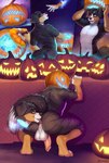 anal anal_masturbation anthro athletic athletic_male auto_anus_lick autorimming backsack balls black_body black_fur bottomwear clothed clothing crouching floppy_ears food for_a_head fruit fur genitals humanoid_genitalia humanoid_penis jack-o'-lantern licking looking_back magic male masturbation non-euclidean_masturbation nude oral oral_masturbation pants penis plant portal portal_masturbation pumpkin pumpkin_head solo thinking_with_portals tongue tongue_out topless apple-faced tarnb bernese_mountain_dog canid canine canis domestic_dog mammal molosser mountain_dog object_head swiss_mountain_dog hi_res