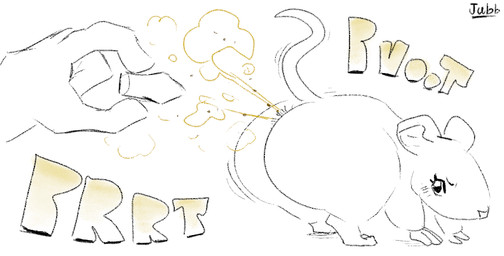 all_fours ambiguous_gender anus barely_visible_anus big_butt blush blush_lines butt disembodied_hand drugs duo eyebrows eyelashes fart fart_cloud farting_on_another female feral humanoid_hands looking_at_another looking_back looking_back_at_another medicine orange_fart_cloud pills raised_tail simple_background sound_effects suppository tail text vowelless vowelless_sound_effect white_background jubb mammal mouse murid murine rodent 2022 artist_name