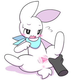 anthro blush bodily_fluids butt clitoral_hood clitoris featureless_chest female flat_chested fur genitals imminent_sex kemono looking_pleasured lying masturbation mostly_nude nude on_back one_eye_closed scarf scarf_only silly simple_background smile solo spread_legs spread_vulva spreading sweat tongue tongue_out touching_pussy vaginal vulva white_background white_body white_fur bubbluechy lagomorph leporid mammal rabbit