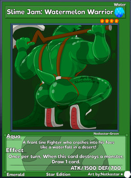 anthro bulge clothing jockstrap male slime solo underwear weapon conditional_dnp notkastar yu-gi-oh! goo_creature animated hi_res